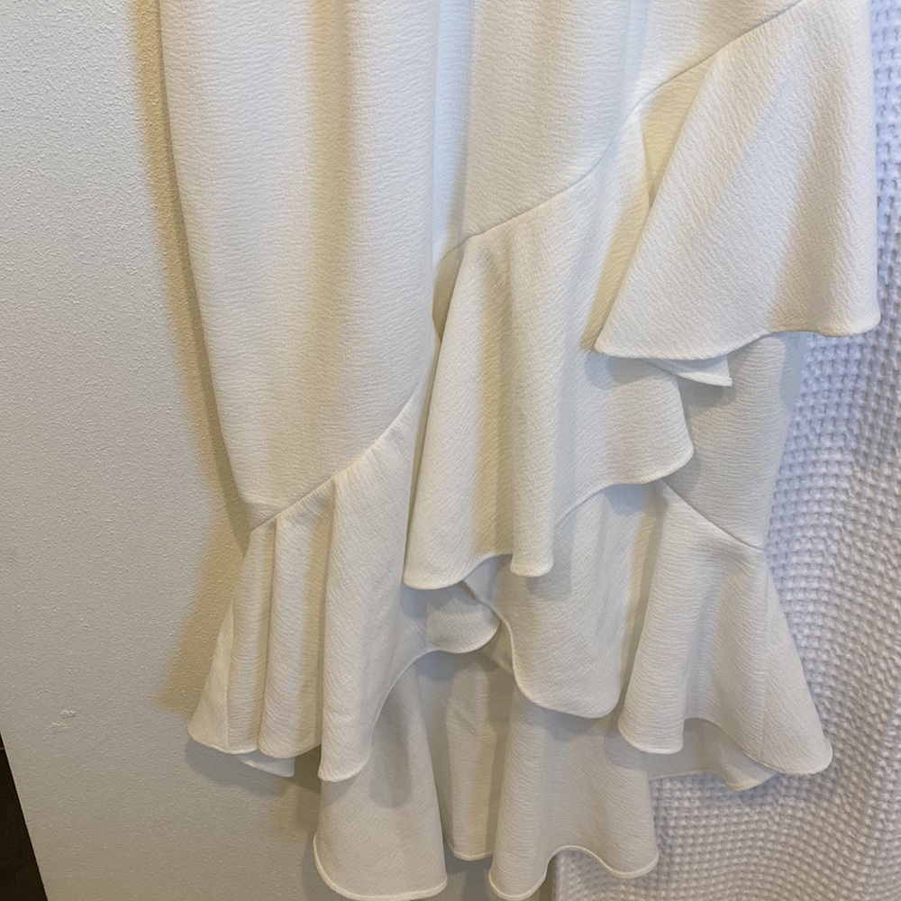 Wendy High/Low Ruffle Cocktail Dress - Picture 3 of 5